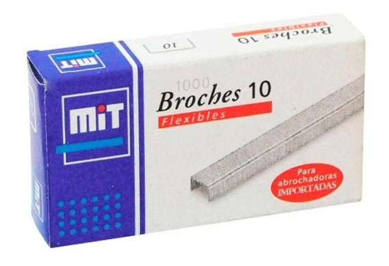 MIT GANCHOS P/ ABROCHADORA N 10 X 1000  /MAPED   BROCHE- GANCHITO